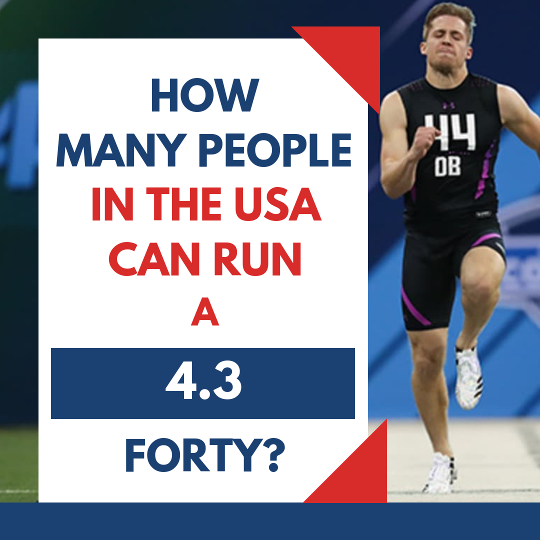 How Many People In The United States Can Run A 4 3 40 Yard Dash. 