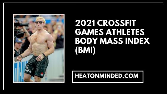2021 Crossfit Games Athletes Body Mass Index (BMI)