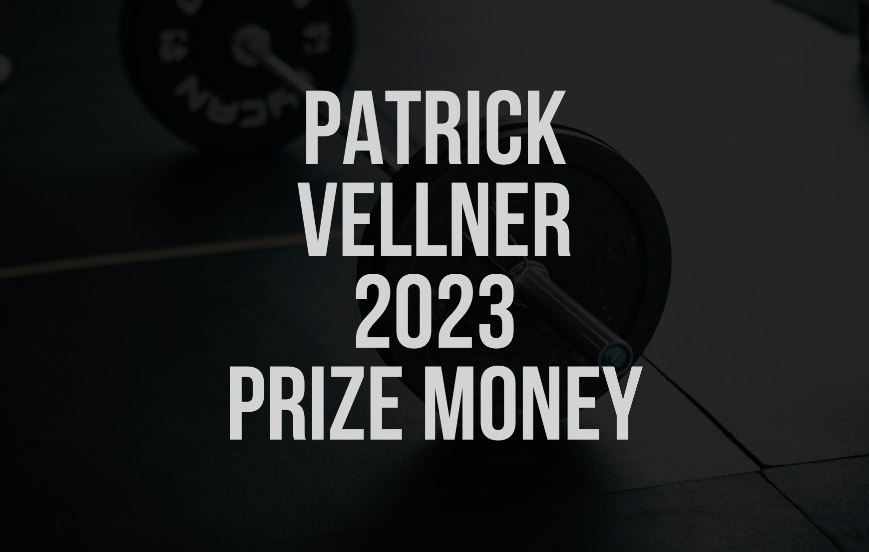 Patrick Vellner Prize Winnings in 2023 (All Competitions)